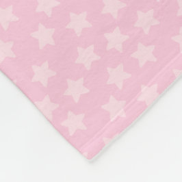 Manta Polar Estrellas Rosas Lindas
