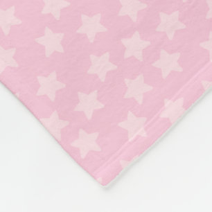 Manta Polar Estrellas Rosas Lindas