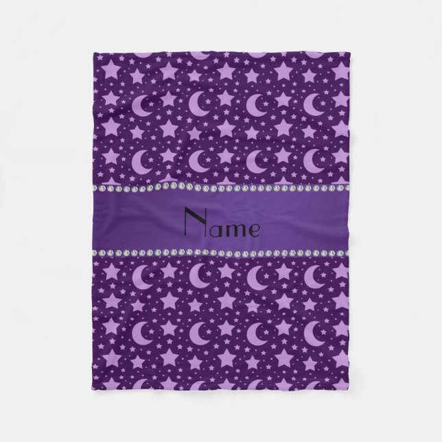 Manta Polar Estrellas y lunas conocidas personalizadas de la (Anverso)