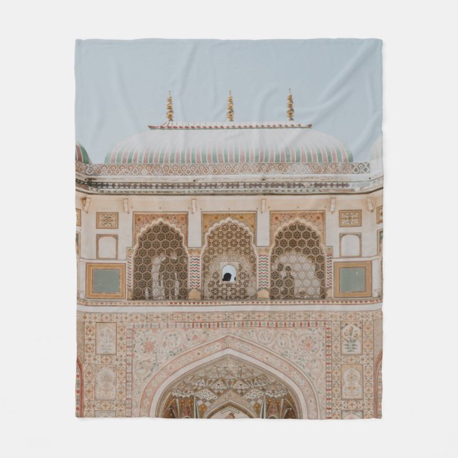 MANTA POLAR ESTRUCTURA BAJO CIELO CLARO (Anverso)