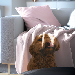 Manta Polar Estuche de teléfono rosa Pastel personalizado con