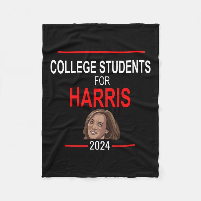 Manta Polar Estudiantes Kamala Harris Presidente Kamala Elecci (Anverso)