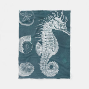 Manta Polar Estudio azul I del Seahorse