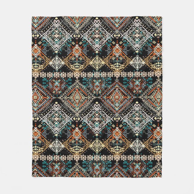 Manta Polar Ethnic boho seamless pattern. Ethno ornament. Trib (Anverso)