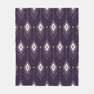 Manta Polar Étnica con forma geométrica hombus sin costura