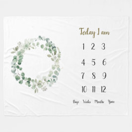 Manta Polar Eucalyptus fue el primer hito del bebé   