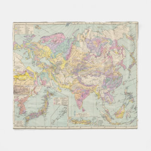 Manta Polar Europa de Asien u - mapa del atlas de Asia y de