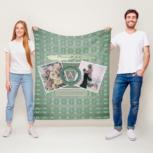 Manta Polar Evento Personalizado 2 Fotos Personalizados con Sh (In situ)