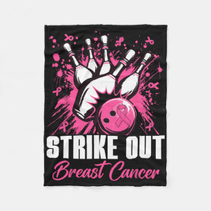 Manta Polar Evitar el cáncer de mama Bowling mujeres de cinta 