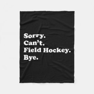 Manta Polar Evolución Del Hockey De Campo Del Hombre Vintage R