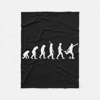 Manta Polar Evolución del hombre - Amante del fútbol jugador d