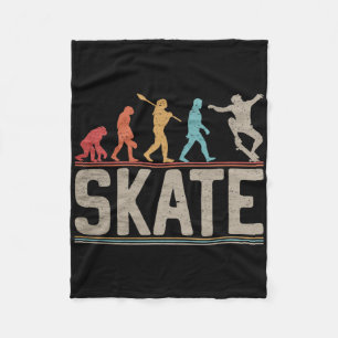 Manta Polar Evolución del Skateboarder Patinador Patineta Y Pa