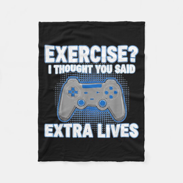 Manta Polar Exercise I Thought You Said Extra Lives Funny Game (Anverso)