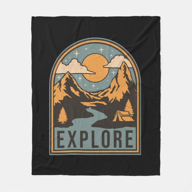 Manta Polar Explorar el diseño de texto (Anverso)