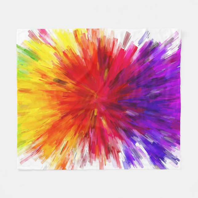 Manta Polar Explosión de color (Frente (Horizontal))