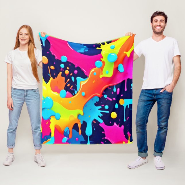 Manta Polar Explosión de pinturas de neón (In situ)
