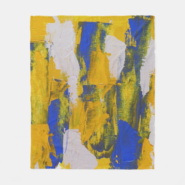 Manta Polar Expresión abstracta #10 de Michael Moffa (Anverso)