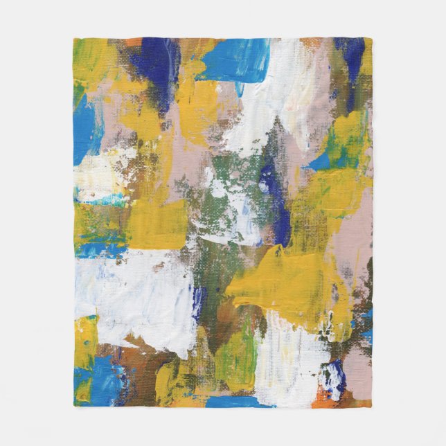 Manta Polar Expresión abstracta #11 de Michael Moffa (Anverso)