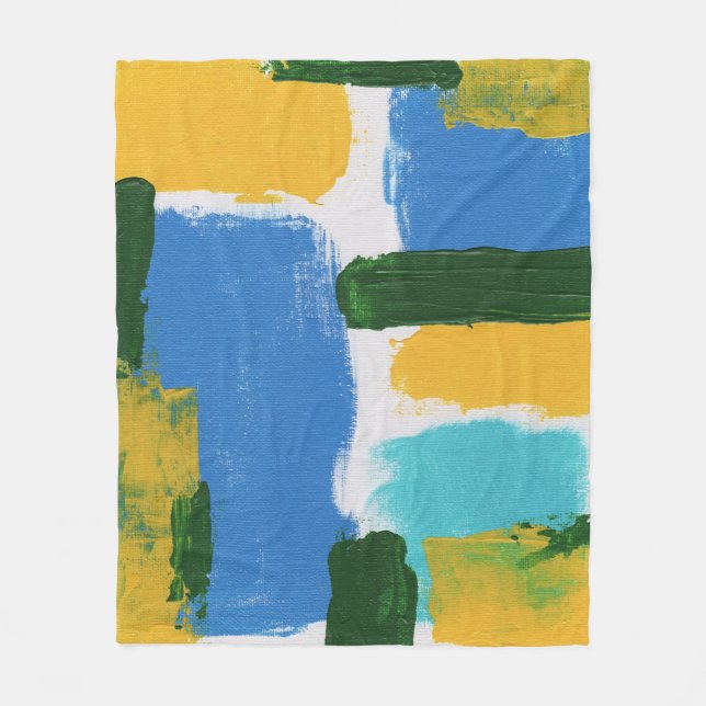 Manta Polar Expresión abstracta #3 de Michael Moffa (Anverso)