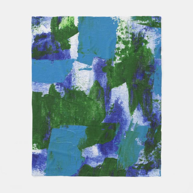 Manta Polar Expresión abstracta #4 de Michael Moffa (Anverso)