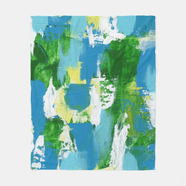 Manta Polar Expresión abstracta #5 de Michael Moffa (Anverso)