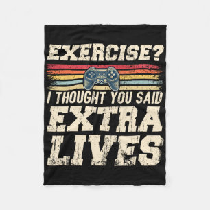 Manta Polar Extra Lives Gracioso Video Game Controller Retro G