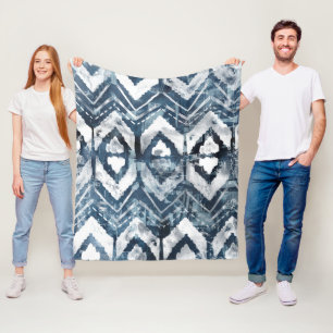 Manta Polar Extracción de índigo - Geométrica