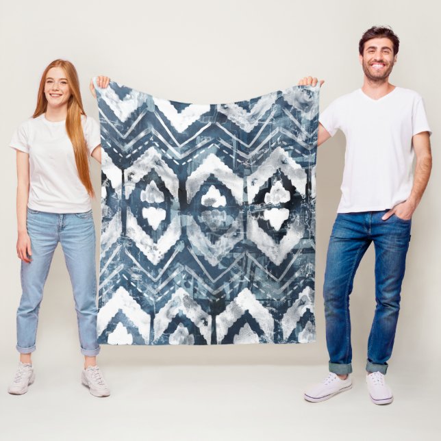 Manta Polar Extracción de índigo - Geométrica (In situ)