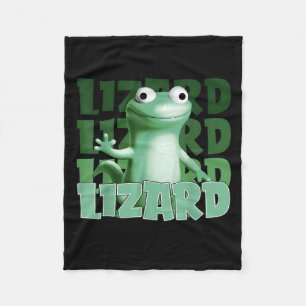 Manta Polar Extraño Cómnito Hombres Hombres Lizard Liz