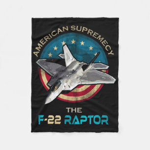 Manta Polar F22 Raptor Estadounidense Patriótico Fighter Jet 4