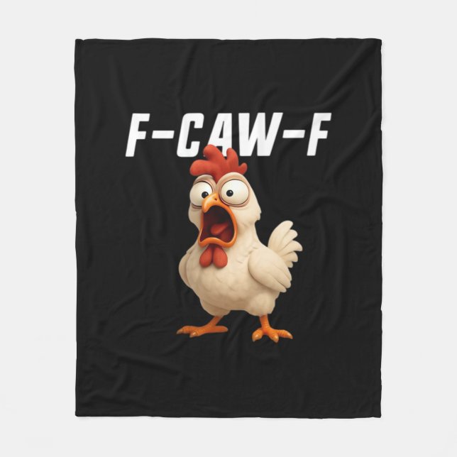 Manta Polar F-Caw-F Chicken Funny Chicken F-Caw-F Gear Creativ (Anverso)