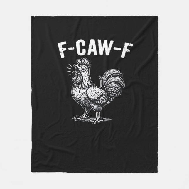 Manta Polar F-Caw-F Chicken Retro Graphic (Anverso)