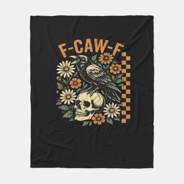 Manta Polar F-Caw-F Crow Vintage Graphic (Anverso)