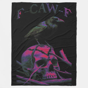 Manta Polar F-Caw-F Funny Black Crow Bird
