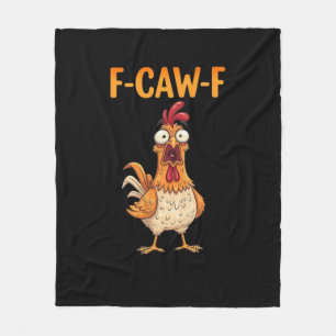 Manta Polar F-Caw-F Gallo Divertido que Dice Meme de Gallo Sar