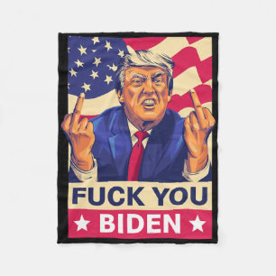 Manta Polar F%ck You Biden Funny Trump