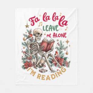 Manta Polar Fa La La La Déjame Solo Estoy Leyendo