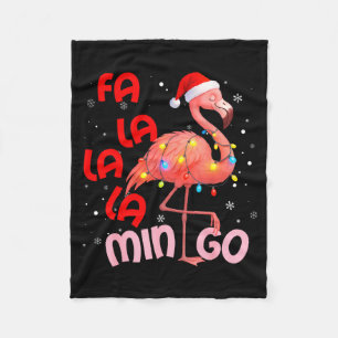 Manta Polar Fa La La La Mingo Flamenco Navidad Hombres Mujeres
