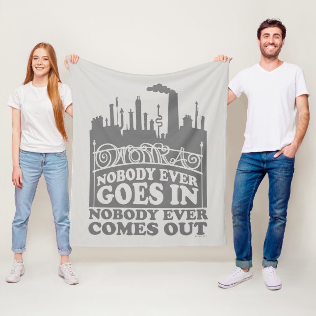 Manta Polar Fábrica Willy Wonka - Nunca Entra Nadie (In situ)