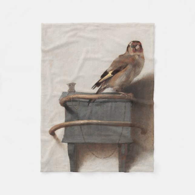 Manta Polar Fabritius The Goldfinch Paintart Print (Anverso)
