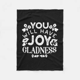 Manta Polar Faith and Happiness – Joy and Gladness Quotes