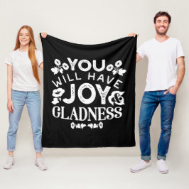 Manta Polar Faith and Happiness – Joy and Gladness Quotes