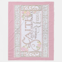 Manta Polar Faith Da Una Funda De Fleece De Sustancia (Lilac)