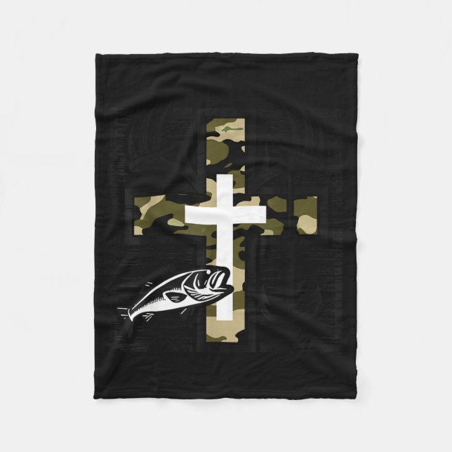 Manta Polar Faith Fishing Hunting Camo Cross With Hook B Chris (Anverso)