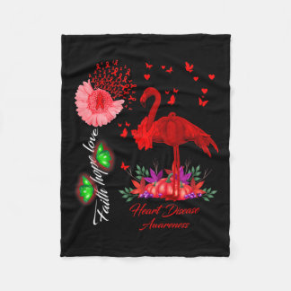 Manta Polar Faith Hope Love Heart Disease Awareness