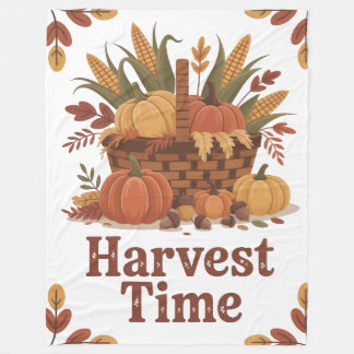 Manta Polar Fall harvest time stylish Blanket New Home