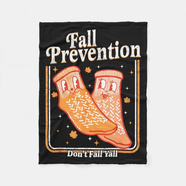 Manta Polar Fall Prevention Don't Fall Y'all Physical Therapy  (Anverso)
