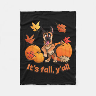 Manta Polar Fall Yall German Shepherd Puppy