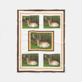 Manta Polar Fallow Deer Fleece Blanket