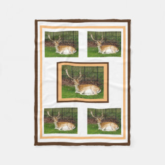 Manta Polar Fallow Deer Fleece Blanket